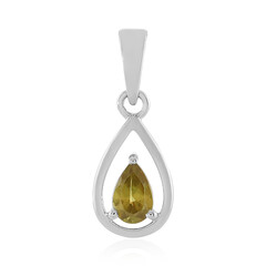 Ciondolo in argento con Sfene