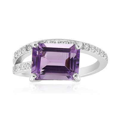 Anello in argento con Ametista