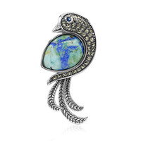 Ciondolo in argento con Azzurrite (Annette classic)