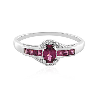 Anello in argento con Rodolite