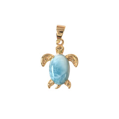 Ciondolo in argento con Larimar