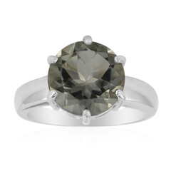 Anello in argento con Ametista Verde