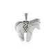 Ciondolo in argento con Howlite (Desert Chic)