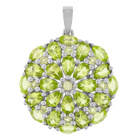 Ciondolo in argento con Peridoto