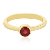Anello in argento con Rubino del Madagascar