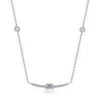 Collana in oro con Diamante SI2 (H) (CIRARI)