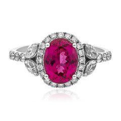 Anello in oro con Spinello Birmano Rosa (CIRARI)