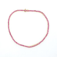 Bracciale in oro con Rubellite
