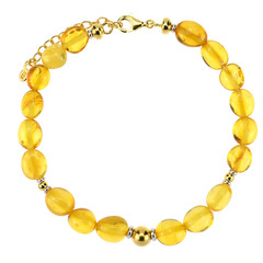 Bracciale in argento con Ambra Baltica