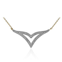 Collana in argento con Diamante I3 (I)