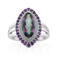 Anello in argento con Quarzo Mistico