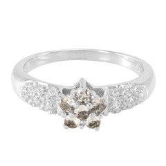 Anello in argento con Granato Cangiante Tanzania