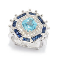 Anello in argento con Zircone Ratanakiri (Dallas Prince Designs)