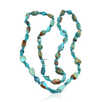 Collana in argento con Turchese Kingman (Anne Bever)