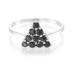 Anello in argento con Spinello Nero