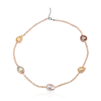 Collana in argento con Perla di Acqua Dolce (TPC)