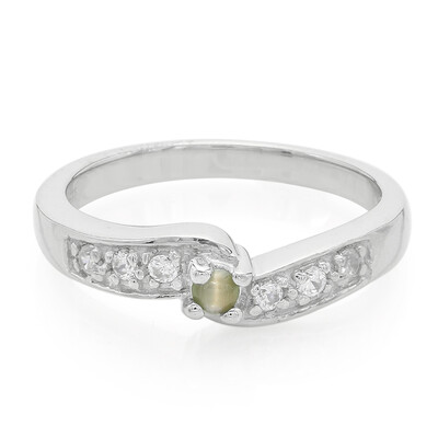 Anello in argento con Alessandrite Occhio di Gatto