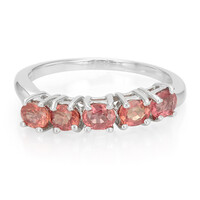 Anello in argento con Rubino Tramonto