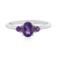 Anello in argento con Ametista