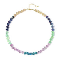 Collana in argento con Fluorite