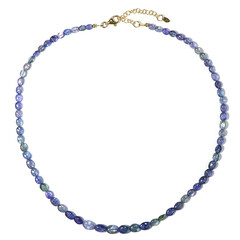 Collana in argento con Tanzanite (non riscaldata)