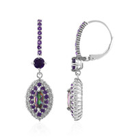 Orecchini in argento con Quarzo Mistico