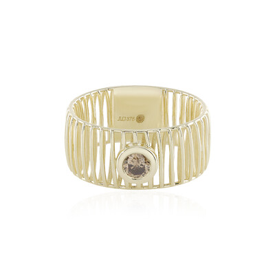 Anello in oro con Diamante Champagne I2 (Ornaments by de Melo)