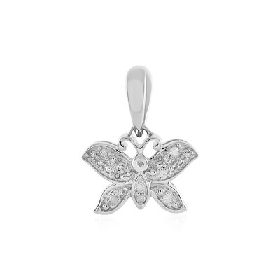 Ciondolo in argento con Diamante SI1 (I)