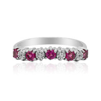 Anello in argento con Rodolite