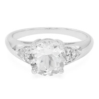 Anello in argento con Goshenite