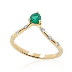 Anello in oro con Smeraldo Colombiano Di Muzo (de Melo)