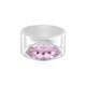 Anello in argento con Kunzite