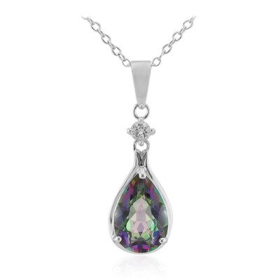 Collana in argento con Quarzo Mistico