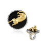 Anello in argento con Onice Nero (Gems en Vogue)