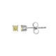 Orecchini in argento con Diamante Giallo I3