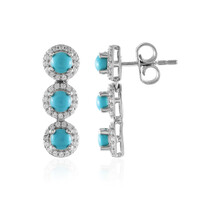 Orecchini in argento con Turchese Sleeping Beauty