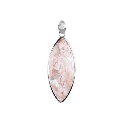 Ciondolo in argento con Agata Lace