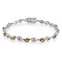 Bracciale in argento con Tormalina Gialla