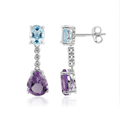 Orecchini in argento con Ametista