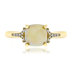 Anello in oro con Opale di Welo AAA