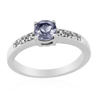 Anello in argento con Tanzanite (non riscaldata)