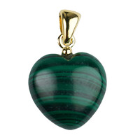 Ciondolo in argento con Malachite