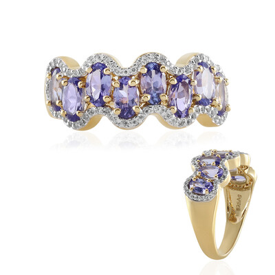 Anello in argento con Tanzanite