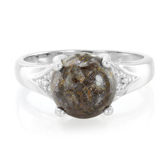 Anello in argento con Quarzo Dinosauro