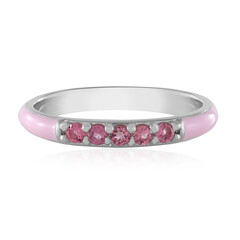 Anello in argento con Tormalina Rosa