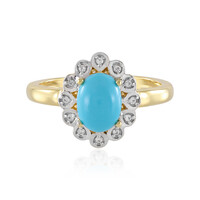 Anello in argento con Turchese Sleeping Beauty