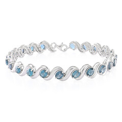 Bracciale in argento con Cianite Peacock