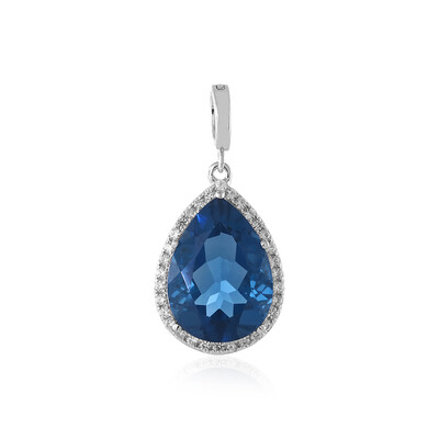 Ciondolo in argento con Fluorite Cangiante