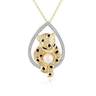 Collana in argento con Perla di Acqua Dolce