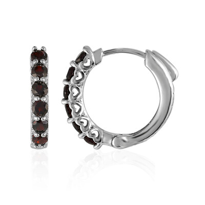 Orecchini in argento con Granato
